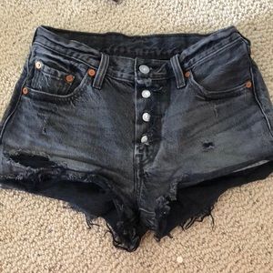 Black Levi Shorts